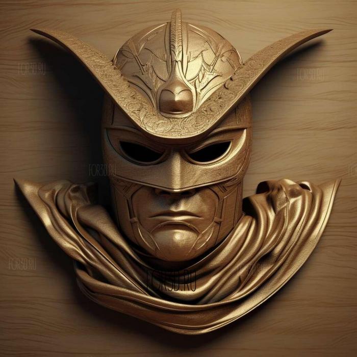 stl Zorro Mask 2 stl model for CNC